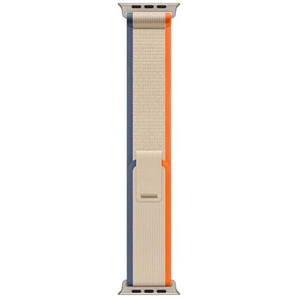 Ремінець Apple Watch 49mm Trail Loop Orange/Beige M/L (MT5X3)