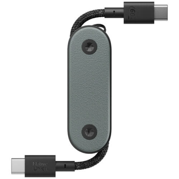 Кабель Native Union Pocket Cable USB-C/USB-C Slate Green (POCK-C-GRN-NP)
