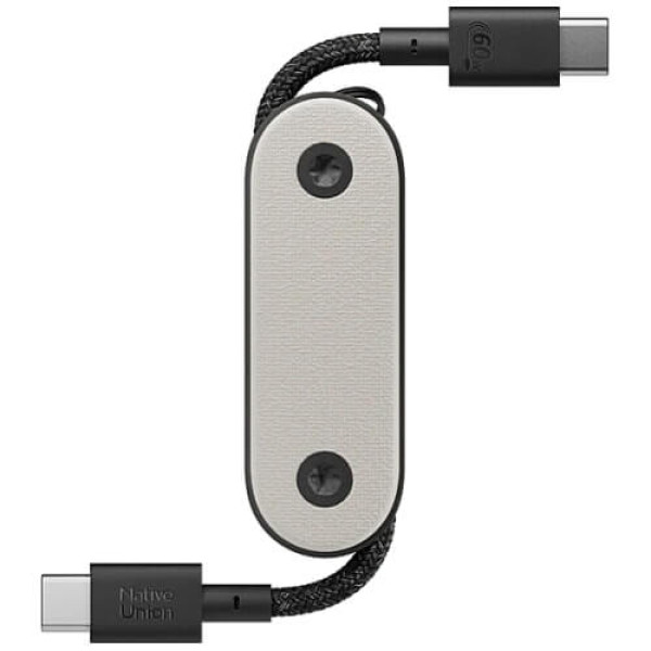 Кабель Native Union Pocket Cable USB-C/USB-C Sandstone (POCK-C-SAN-NP)