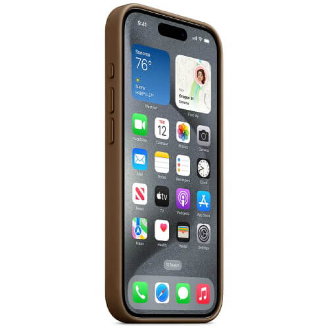 Чохол Apple iPhone 15 Pro FineWoven Case with MagSafe Taupe (MT4J3)