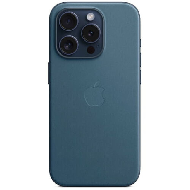 Чохол Apple iPhone 15 Pro FineWoven Case with MagSafe Pacific Blue (MT4Q3)