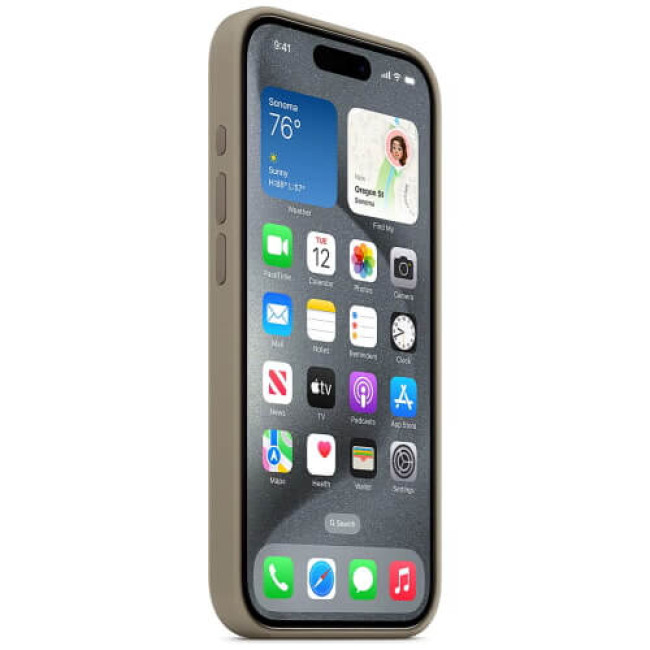 Чохол Apple iPhone 15 Pro Silicone Case with MagSafe Clay (MT1E3)