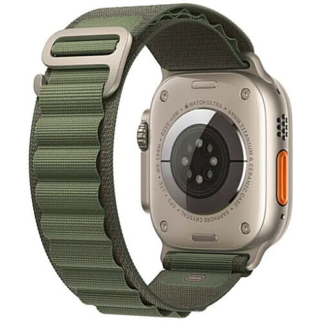Ремінець Apple Watch 49mm Alpine Loop Green Small (MQE23)