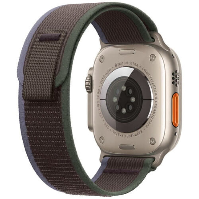 Ремінець Apple Watch 49mm Trail Loop Blue/Black M/L (MT623)