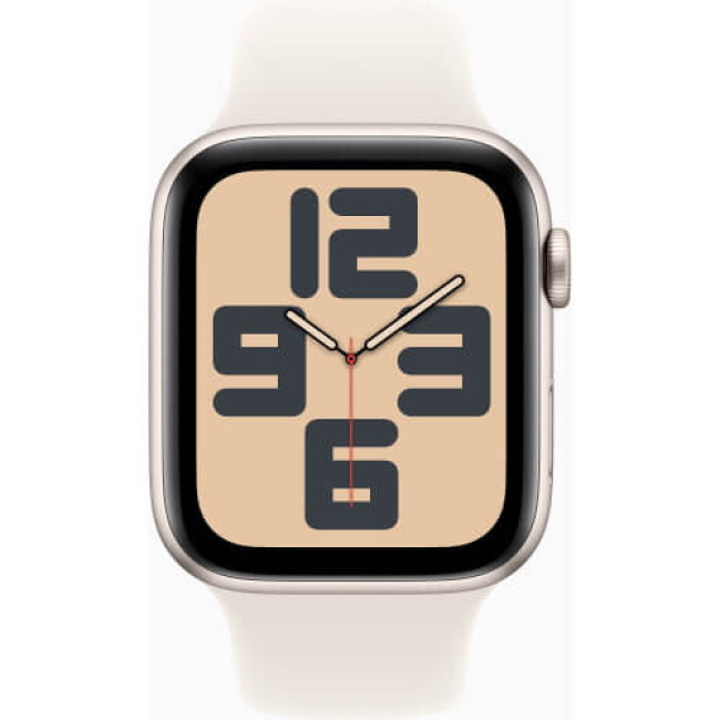 Apple Watch SE 2 2024 GPS 44mm Starlight Aluminium with Starlight Sport Band M/L (MXEV3)