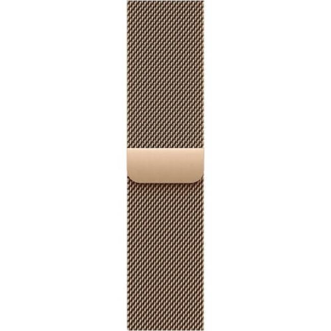 Apple Watch Series 10 46mm Gold Titanium with Gold Milanese Loop M/L (MX003)