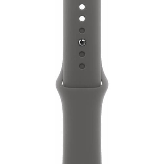 Apple Watch Series 10 46mm Natural Titanium with Stone Gray Sport Band S/M (MWY93)