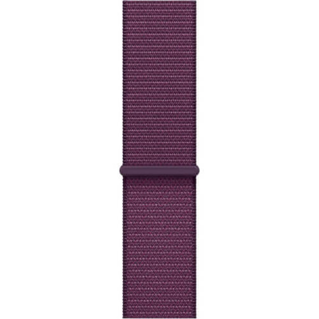 Apple Watch Series 10 46mm Rose Gold Aluminium with Plum Sport Loop (MWWV3)