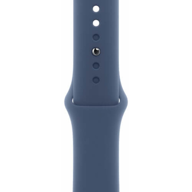 Apple WATCH Series 10 GPS + Cellular 42mm Silver Aluminium Case with Denim Sport Band S/M (MWX33)