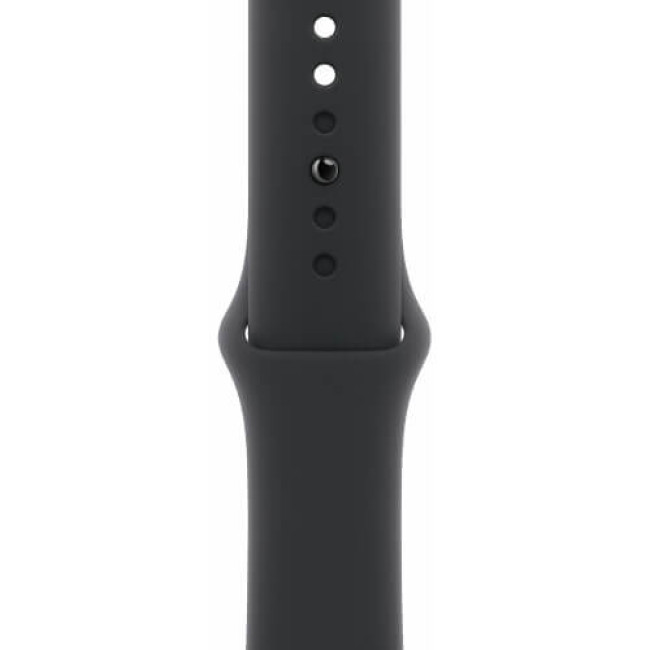 Apple Watch Series 10 46mm Slate Titanium with Black Sport Band S/M (MWYD3)