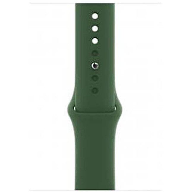 Apple WATCH Series 7 45mm GPS + Cellular Silver Titanium Case with Clover Sport Band (ML8W3+MKUNA3)