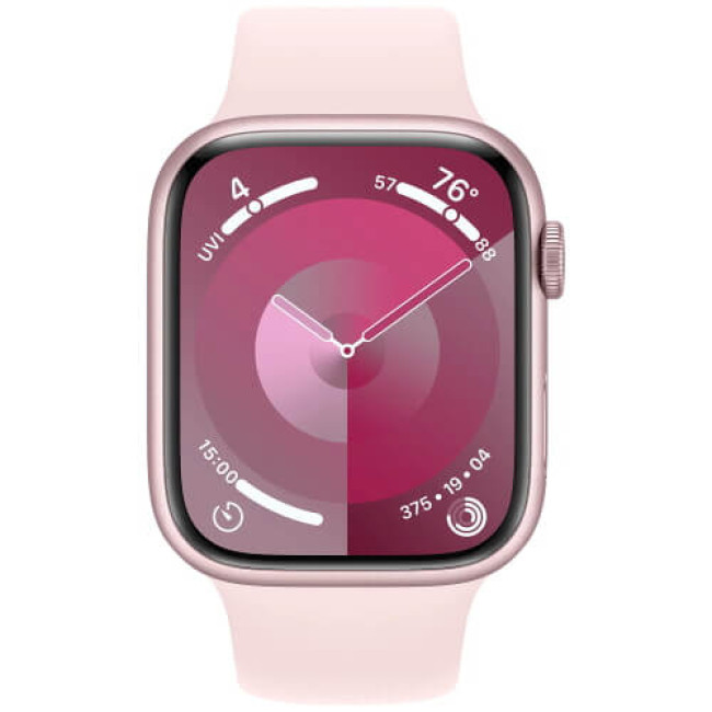 Apple Watch Series 9 41mm Pink Aluminium with Light Pink Sport Band M/L (MR943)