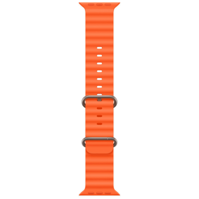 Apple Watch Ultra 2 Titanium with Orange Ocean Band (MREH3)