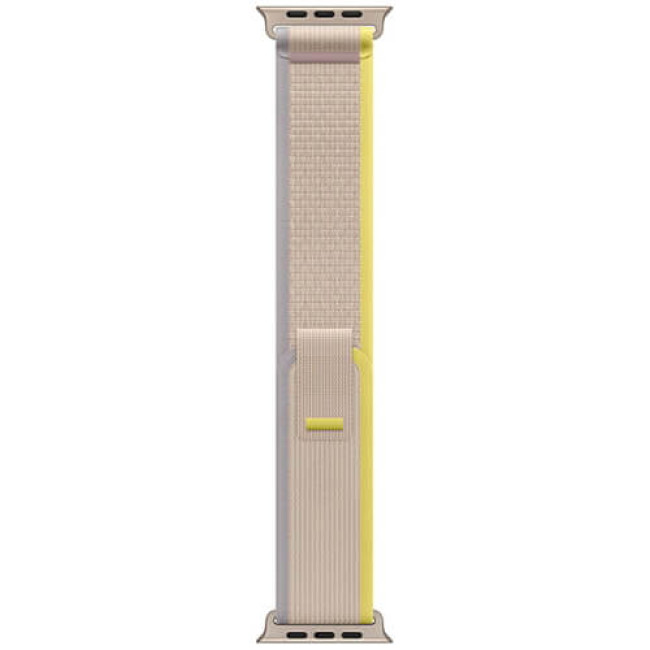 Apple Watch Ultra Titanium with Yellow/Beige Trail Loop M/L (MQF23/MQFU3)