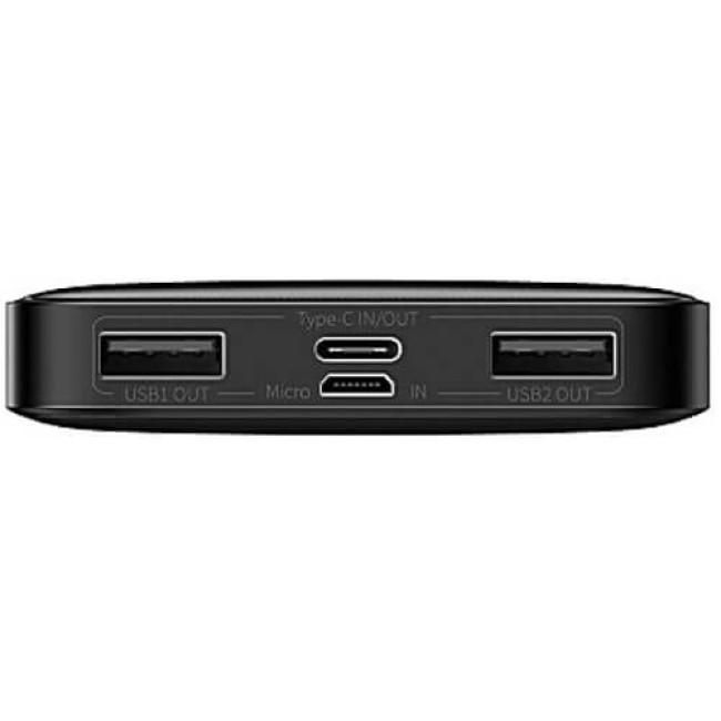 Зовнішній акумулятор Baseus Bipow Digital Display 15W 10000mAh Black (PPDML-I01)