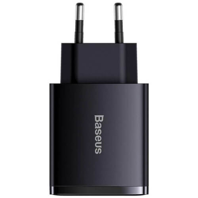 Зарядний пристрій Baseus Compact Quick Charger 30W Black (CCXJ-E01)