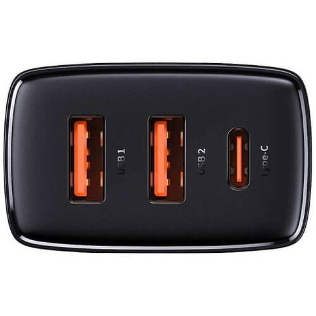 Зарядний пристрій Baseus Compact Quick Charger 30W Black (CCXJ-E01)