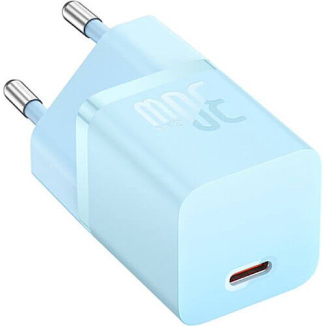 Зарядний пристрій Baseus GaN5 Fast Charger (mini) 1C 30W Blue (CCGN070603)