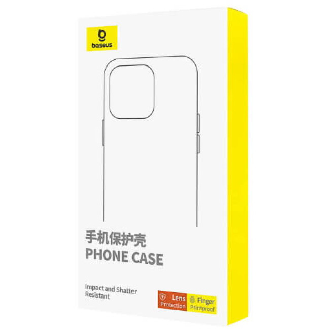 Чохол-накладка Baseus Simple Series Case для iPhone 15 Plus Transparent