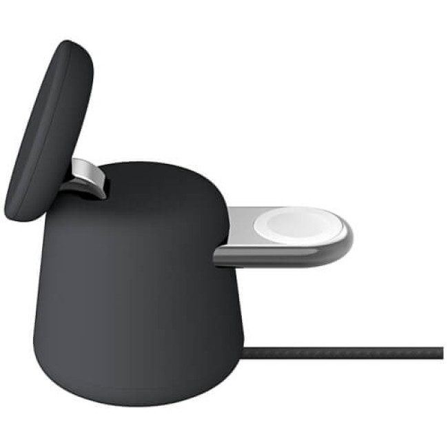 Бездротове ЗУ Belkin 2in1 MagSafe Charge Station Black (WIZ020VFH36)