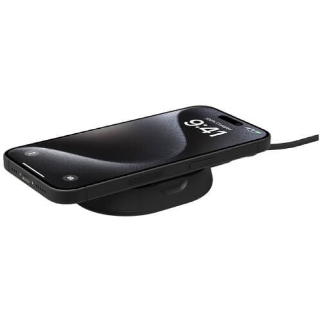 Бездротове ЗУ Belkin BoostCharge Pro Magnetic Qi2 15W Black (WIA008BTBK)