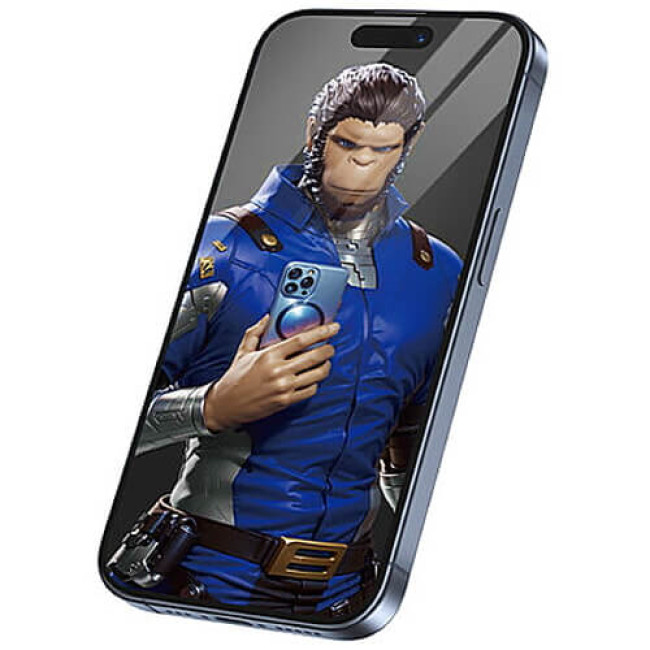 Захист екрану (скло) Blueo 3D Invisible Airbag Tempered Glass для iPhone 14 Pro Max/15 Plus (NPB35-I15PL)