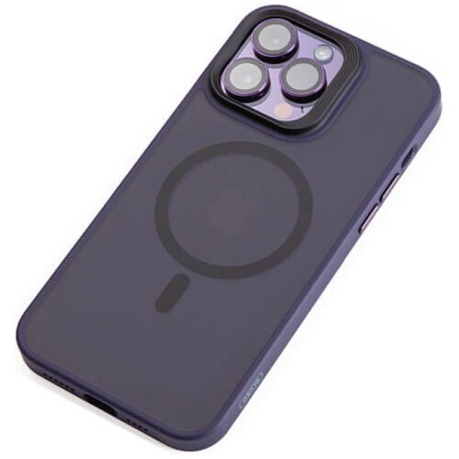 Чохол Blueo Frosted Anti-Drop Case для iPhone 14 Pro with MagSafe Purple (BK5777-14P-PRPL)