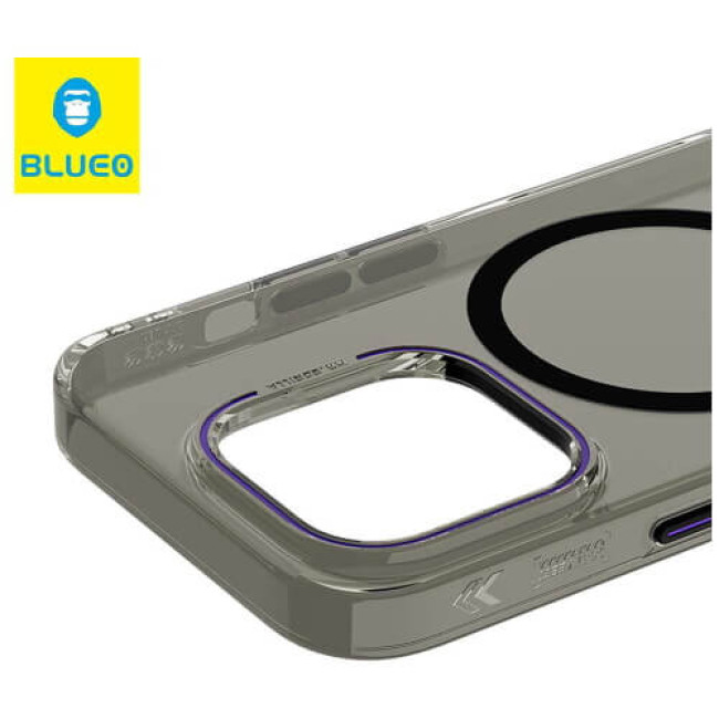 Чохол Blue Clear Anti-Drop Case для iPhone 14 Pro with MagSafe Purple (B49-I14PP)