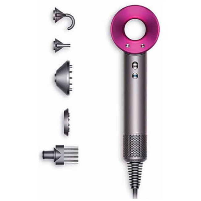 Фен Dyson HD07 Supersonic Iron/Fuchsia (386732-01) (1 рік гарантії)