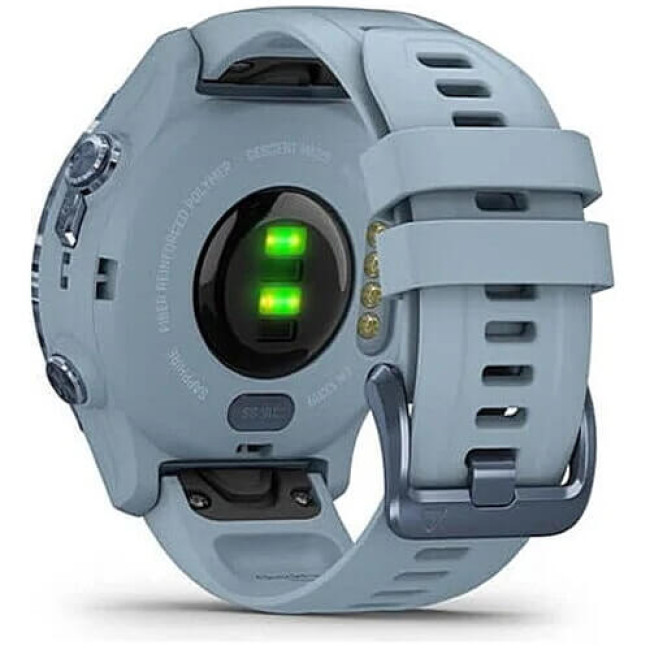 Спортивний годинник Garmin Descent Mk2S Mineral Blue with Sea Foam Silicone Band (010-02403-07) (1 рік гарантії)