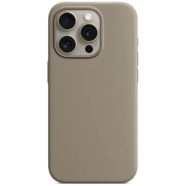 Чохол Monblan Magnetic Silicone MagSafe для iPhone 15 Pro Clay