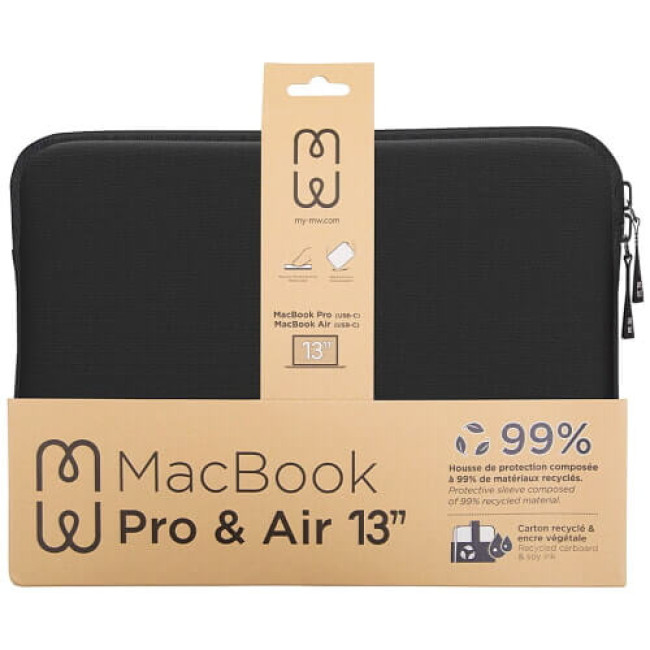 Чохол MW Basics 2Life Sleeve Case Black/White для MacBook Pro 16'' (MW-410142)