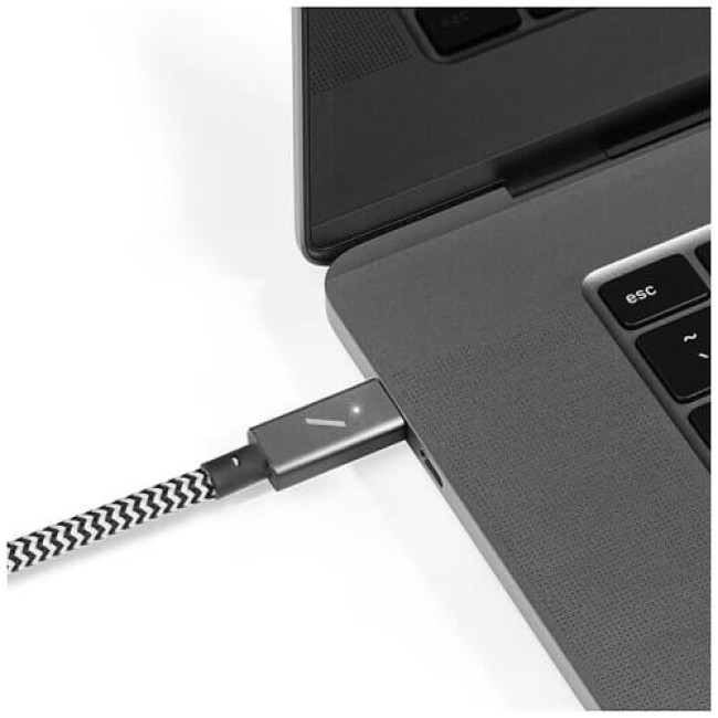 Кабель Native Union Belt Cable USB-C/USB-C Pro 240W Zebra (2.4 m) (BELT-PRO2-ZEB-NP)