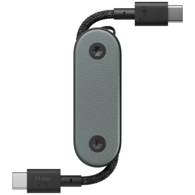 Кабель Native Union Pocket Cable USB-C/USB-C Slate Green (POCK-C-GRN-NP)