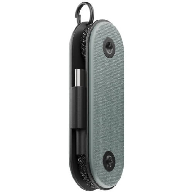 Кабель Native Union Pocket Cable USB-C/USB-C Slate Green (POCK-C-GRN-NP)