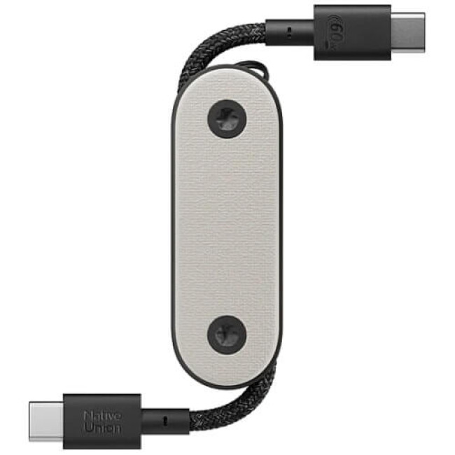 Кабель Native Union Pocket Cable USB-C/USB-C Sandstone (POCK-C-SAN-NP)