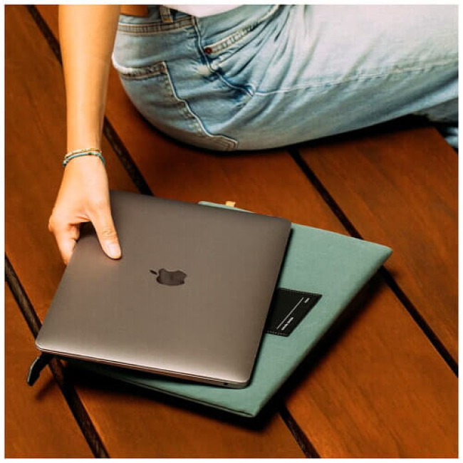 Чохол Native Union WFA Stow Lite 13'' Sleeve Case Slate Green для MacBook Pro 13 M1/M2''/MacBook Air 13'' M1 (STOW-LT-MBS-SLG-13)