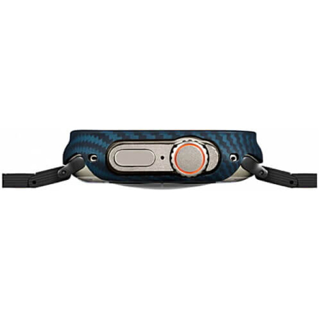 Чохол Pitaka Air Case Black/Blue для Apple Watch Ultra 2/Ultra 49mm (KW2302A)