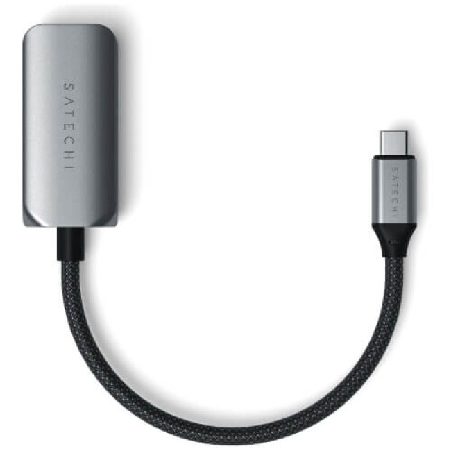 Адаптер Satechi USB-C 2.5 Gigabit Ethernet Space Gray (ST-AE25M)