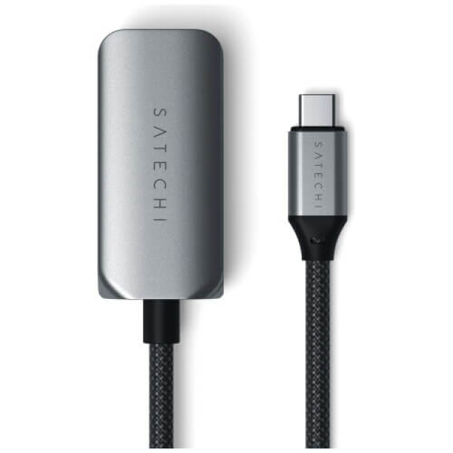 Адаптер Satechi USB-C 2.5 Gigabit Ethernet Space Gray (ST-AE25M)