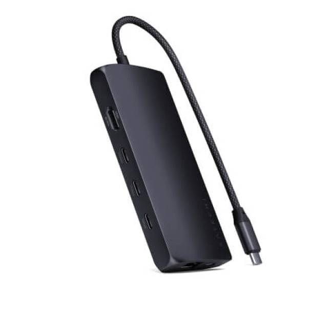 Адаптер Satechi USB-C Multiport Adapter 8K with Ethernet V3 Midnight (ST-P8KED)