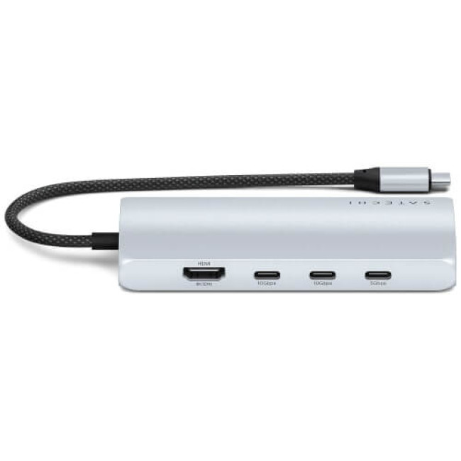 Адаптер Satechi USB-C Multiport Adapter 8K with Ethernet V3 Silver (ST-P8KES)