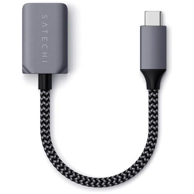 Кабель Satechi USB-C/USB 3.0 Adapter Cable Space Gray (ST-UCATCM)