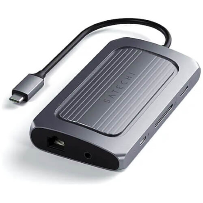 Адаптер Satechi USB4 Multiport Adapter with 8K HDMI Space Gray (ST-U4MA3M)