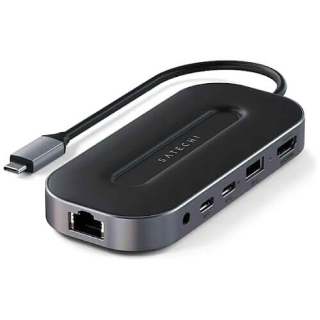 Адаптер Satechi USB4 Multiport Adapter with 2.5G Ethernet Space Gray (ST-U4MGEM)