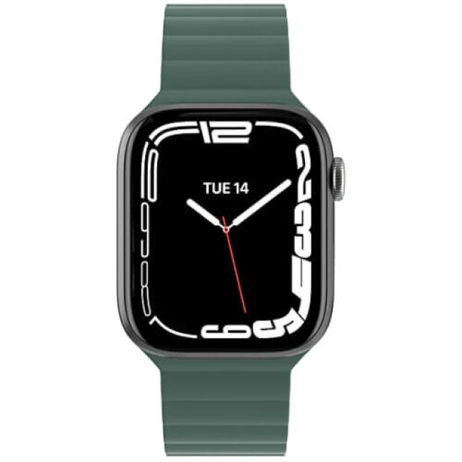 Ремінець для Apple Watch 38/40/41mm Switcheasy Skin Silicone Magnetic Watch Band Pine Green (MAW801078PG22)