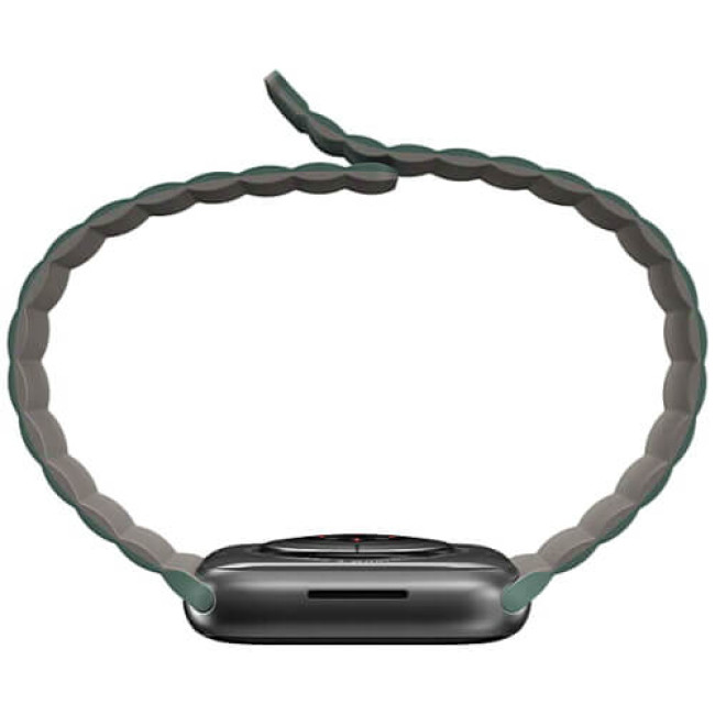 Ремінець для Apple Watch 38/40/41mm Switcheasy Skin Silicone Magnetic Watch Band Pine Green (MAW801078PG22)