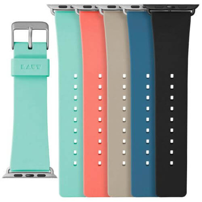 Ремінець для Apple Watch 42/44/45/49mm Laut ACTIVE Dark Teal (LAUT_AWL_AC_BL)