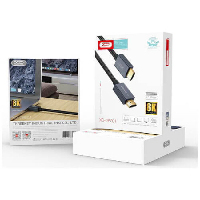 Кабель XO HDMI/HDMI 1.5m Black (GB001)