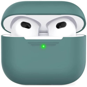 Чохол AhaStyle Silicone Case для AirPods 3 Midnight Green (X00329Y4S1)